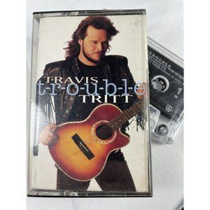 Travis Tritt "Trouble" Country Music Cassette Tape TESTED WORKS